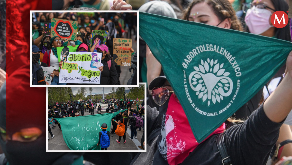 Manifestaciones pro aborto en Edomex | Diseño: Milenio