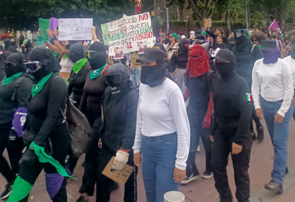Marcha pro aborto en Guadalajara. (Josefina Ruíz)