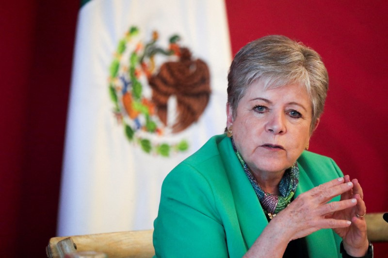 Alicia Bárcena, canciller de México. (Reuters)