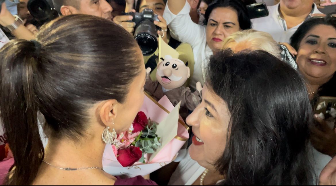 Claudia Sheinbaum asegura estar en crecimiento dentro del territorio nacional. (Foto: Especial).