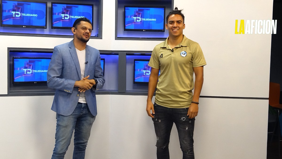 Luciano Bocco visitó Telediario antes del viaje a Orizaba. (Víctor Durán)