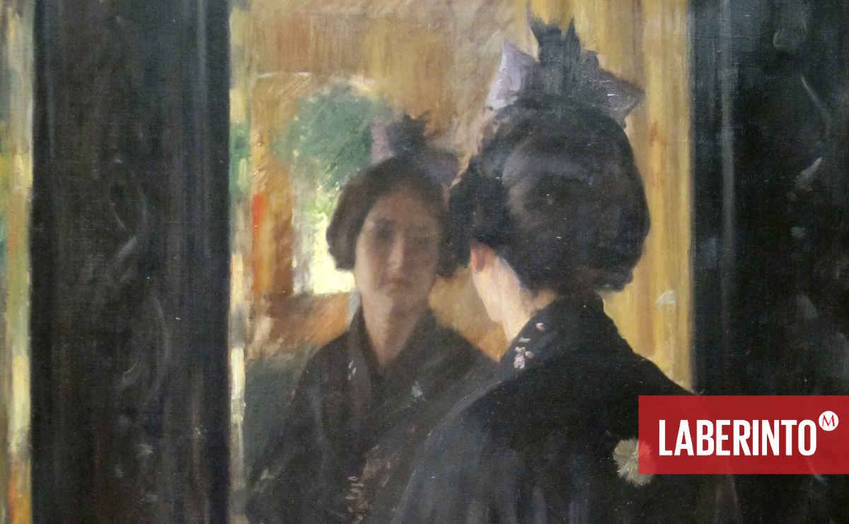 William Merritt Chase, 'The Mirror'. (Wikimedia Commons)