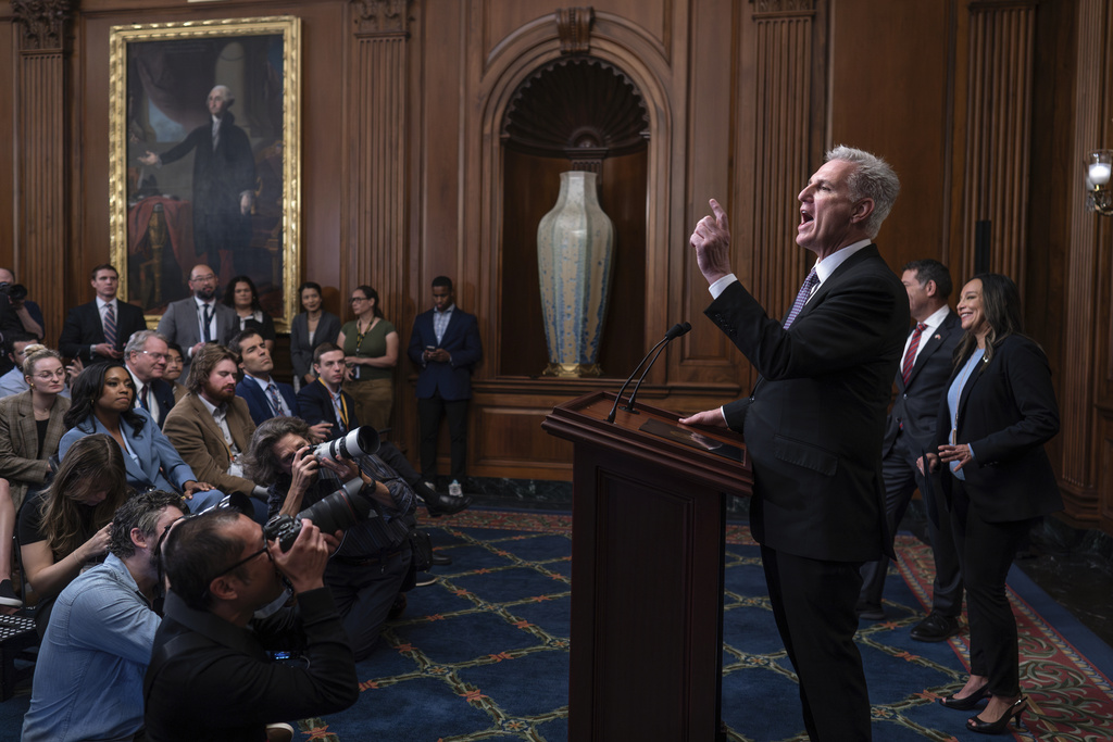 El presidente de la Cámara de Representantes, el republicano Kevin McCarthy | Agencia AP