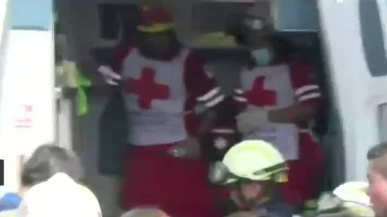 Rescatan a la segunda persona en el derrumbe de la iglesia de Ciudad Madero, Tamaulipas