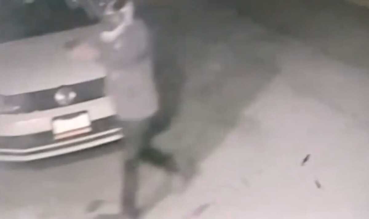El video filtrado fue grabado por una camara de seguridad puesta sobre la entrada del establecimiento (Rogelio Agustín)