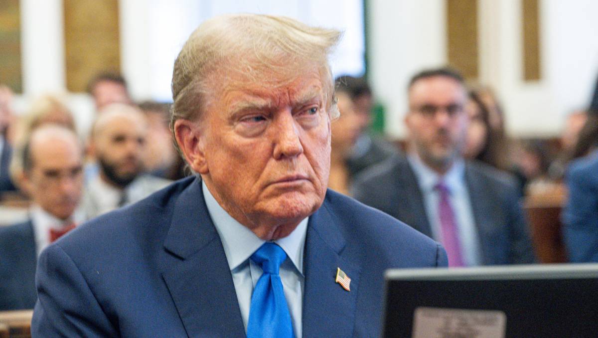 Donald Trump durante la audiencia por fraude en Nueva York | AFP