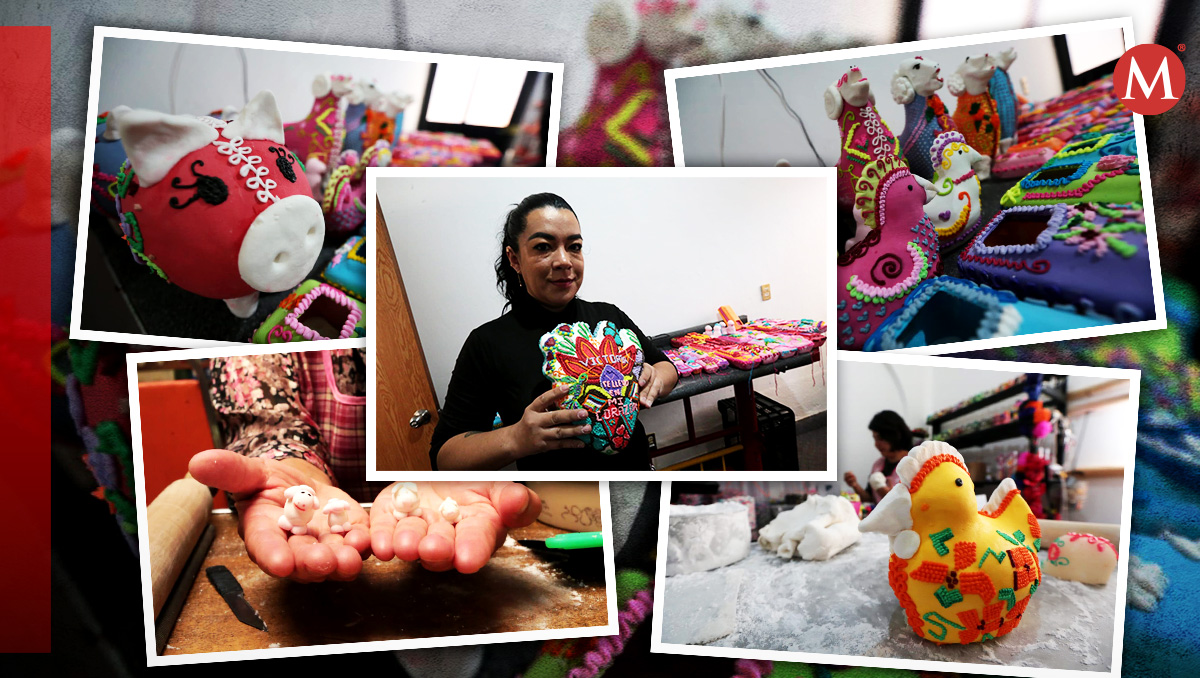 Fabricación de dulce 'Alfeñique'.| Fotos ( Alondra Ávila y Tania Contreras )
