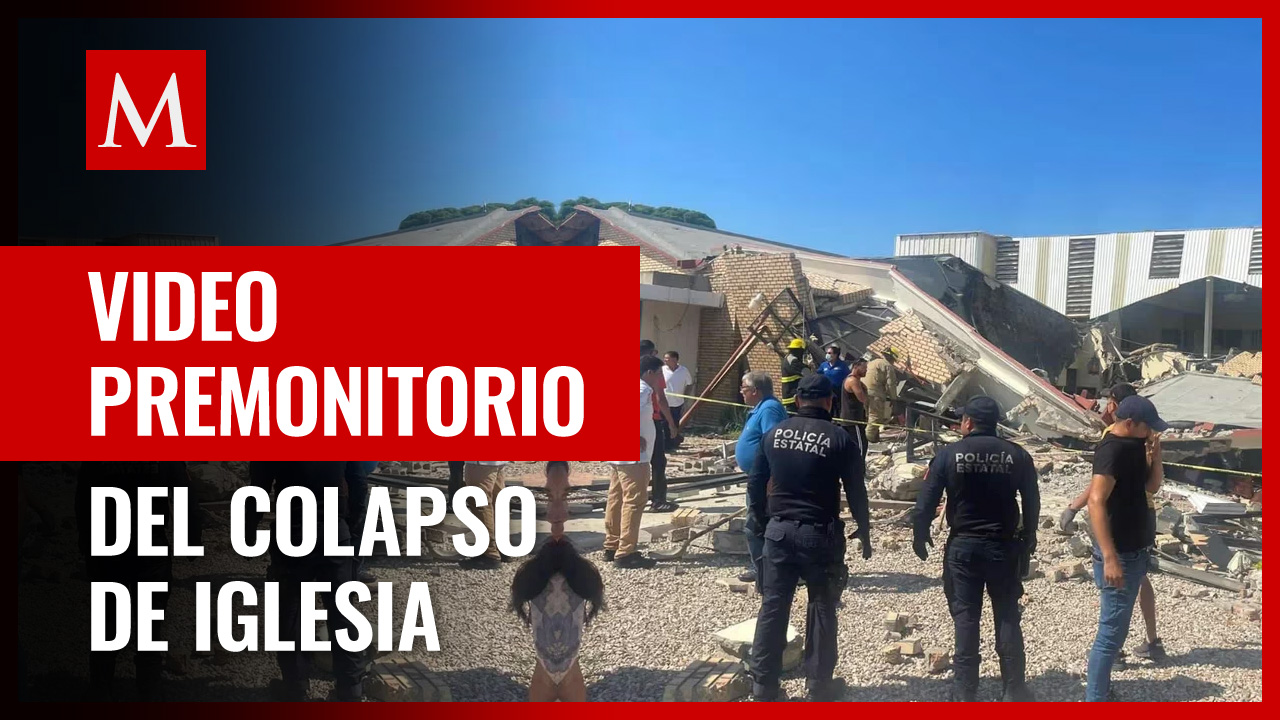 Joven grabó grietas en techo de iglesia derrumbada un día después en Ciudad Madero