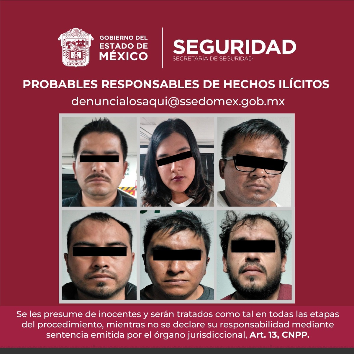 Los detenidos  fueron trasladados a la FGJEM. | (Especial)