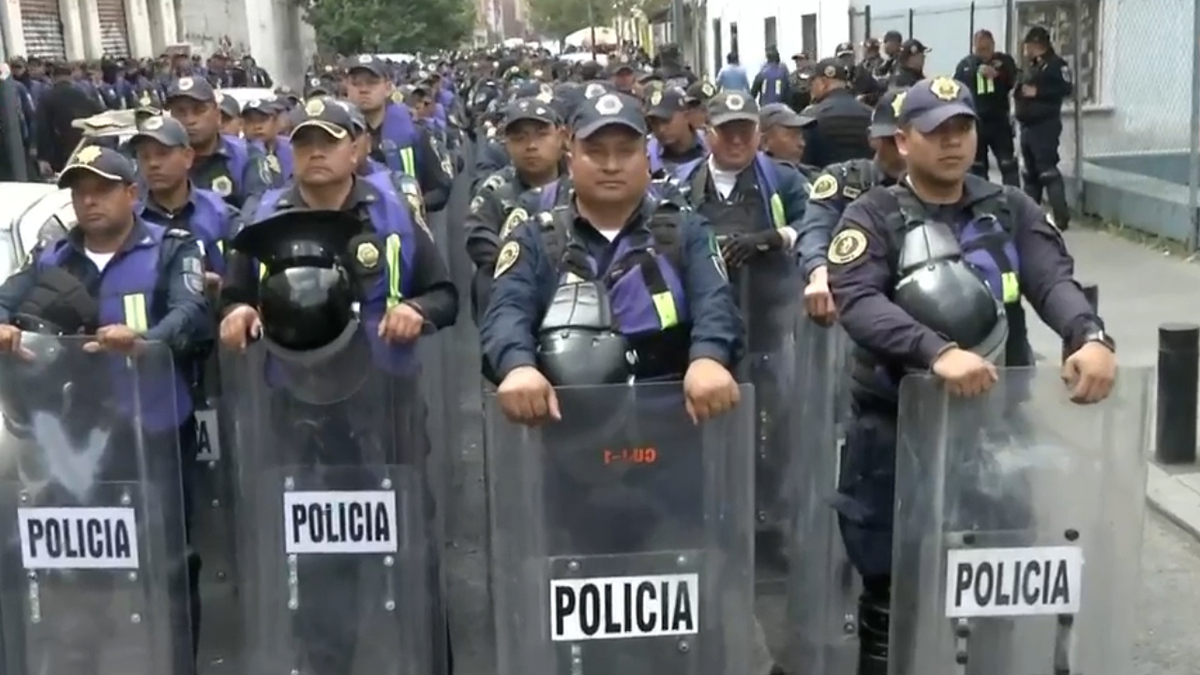Protegen inmuebles en CdMx previo a marcha del 2 de octubre