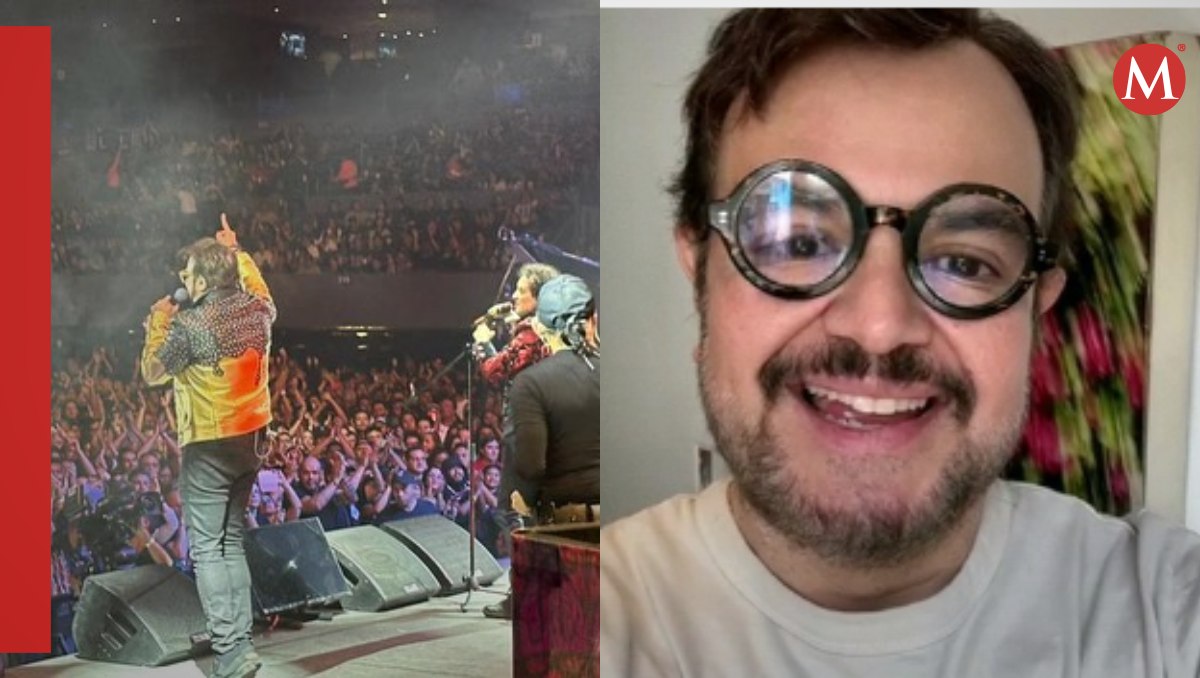 Aleks Syntek en concierto de El Tri