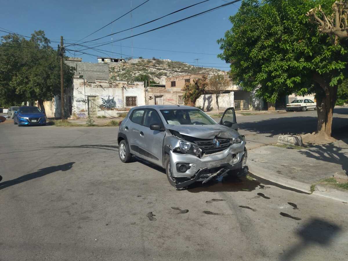 Choque en el centro de Gómez Palacio.