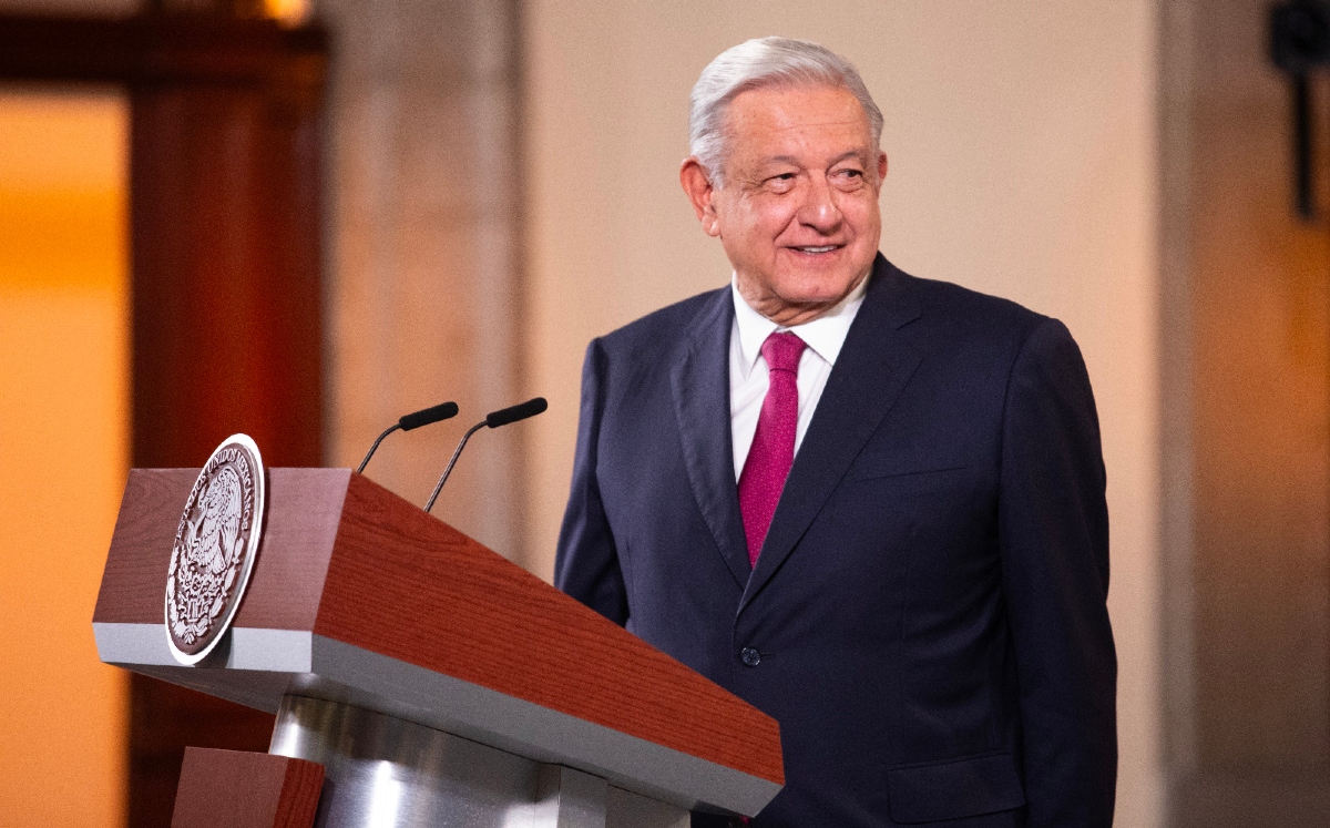Conferencia del presidente López Obardor en el Salón de Tesorería. | Cortesía