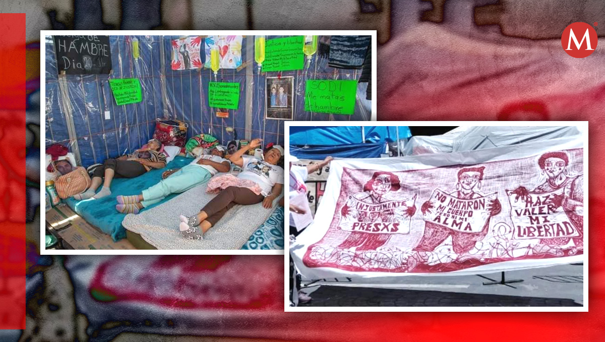 La huelga de hambre se realizaba frente al Palacio de Gobierno | (Especial)(