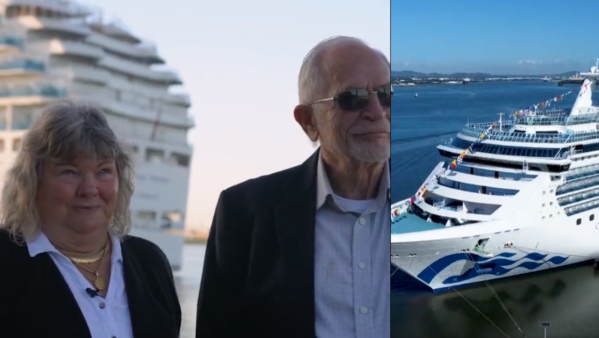 Marty y Jess Ansen llevan casi 500 días en crucero | Captura