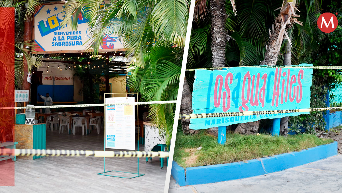 Los restaurantes "Los Aguachiles" fueron atacados en Cancún y Playa del Carmen. | Especial