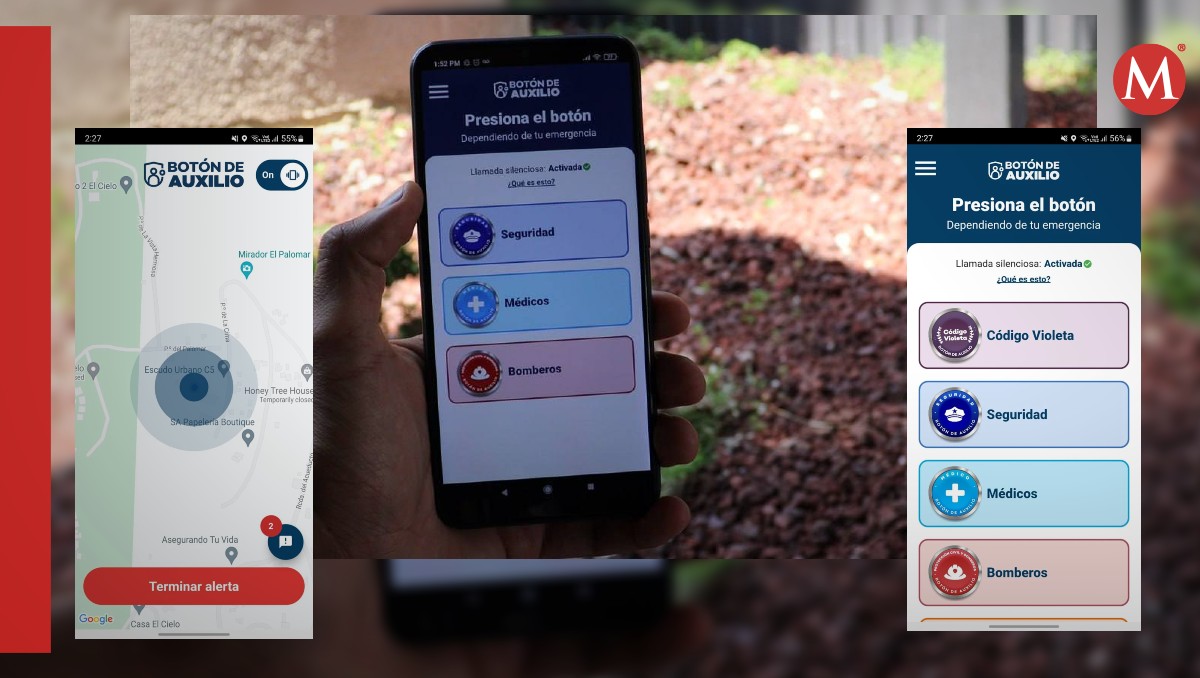 App Botón de Auxilio estrena nuevas funciones para reportar emergencias en Jalisco (Cortesía)