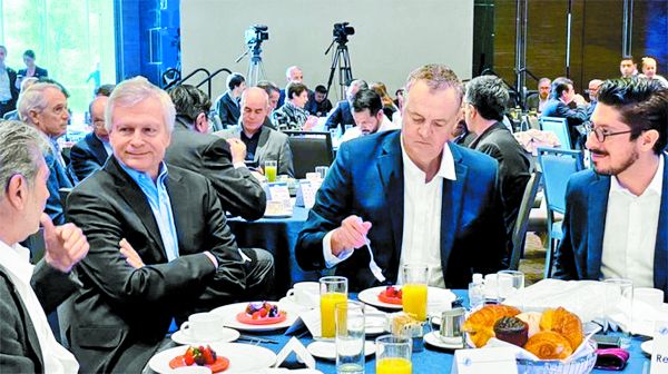 Daniel Baima, presidente de la cámara en el foro económico de la agrupación. Especial