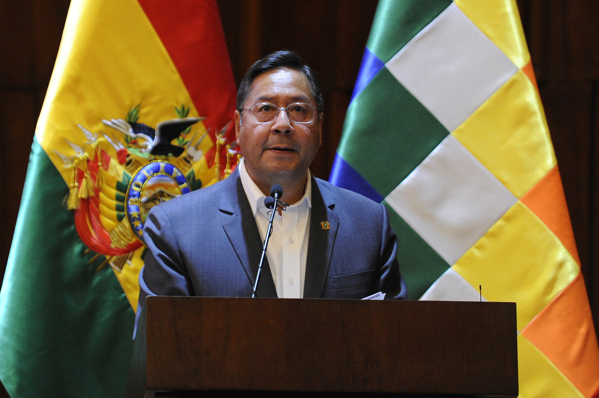 Luis Arce, presidente de Bolivia. (AFP)