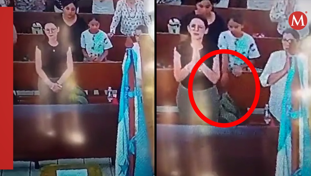Madre e hija son captadas robando en plena misa | ESPECIAL