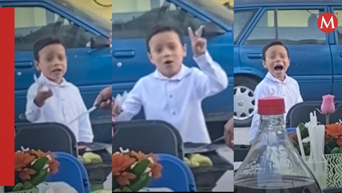 Niño cantando canción de Peso Pluma | Captura de pantalla