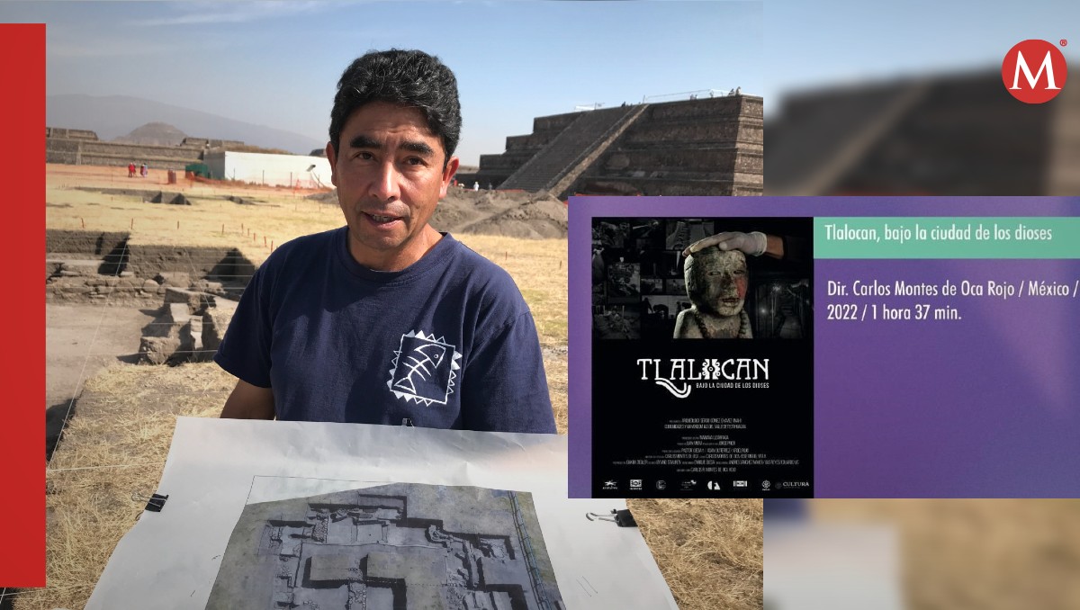 Arqueólogo Sergio Gómez Chávez, de la película Tlalocan Bajo la ciudad de los dioses (Cortesía)