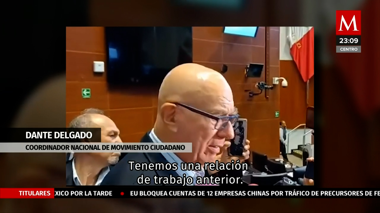 Dante Delgado niega conversaciones con Marcelo Ebrard sobre candidatura presidencial en Movimiento Ciudadano