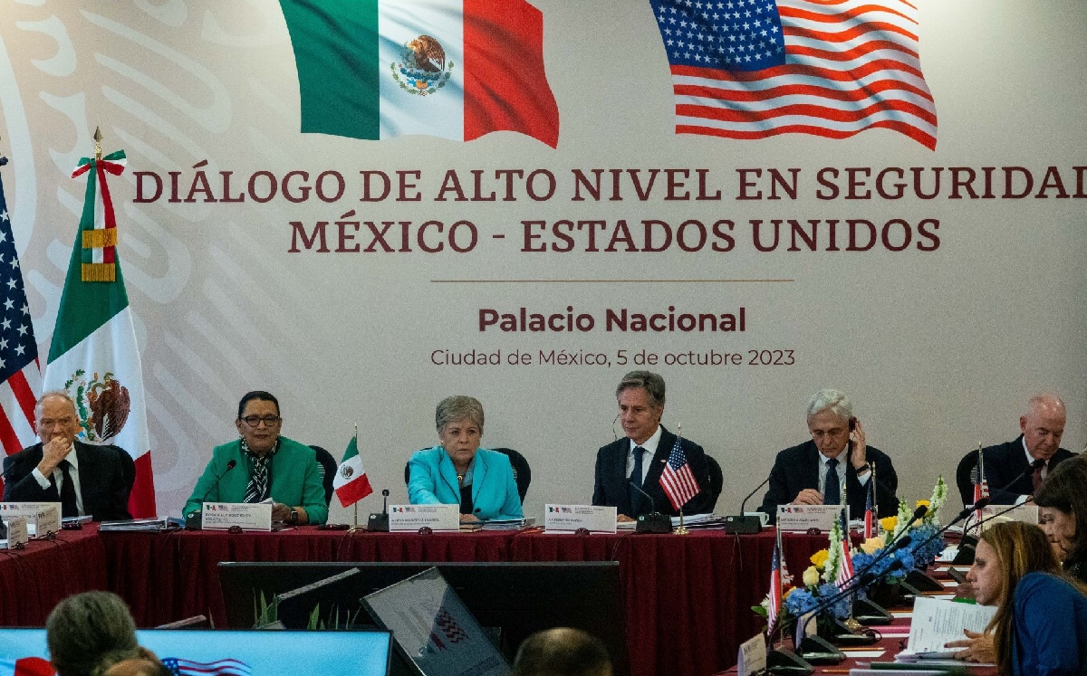 El diálogo de alto nivel entre México y Estados Unidos se llevó a cabo hoy en la capital. | Cuartoscuro