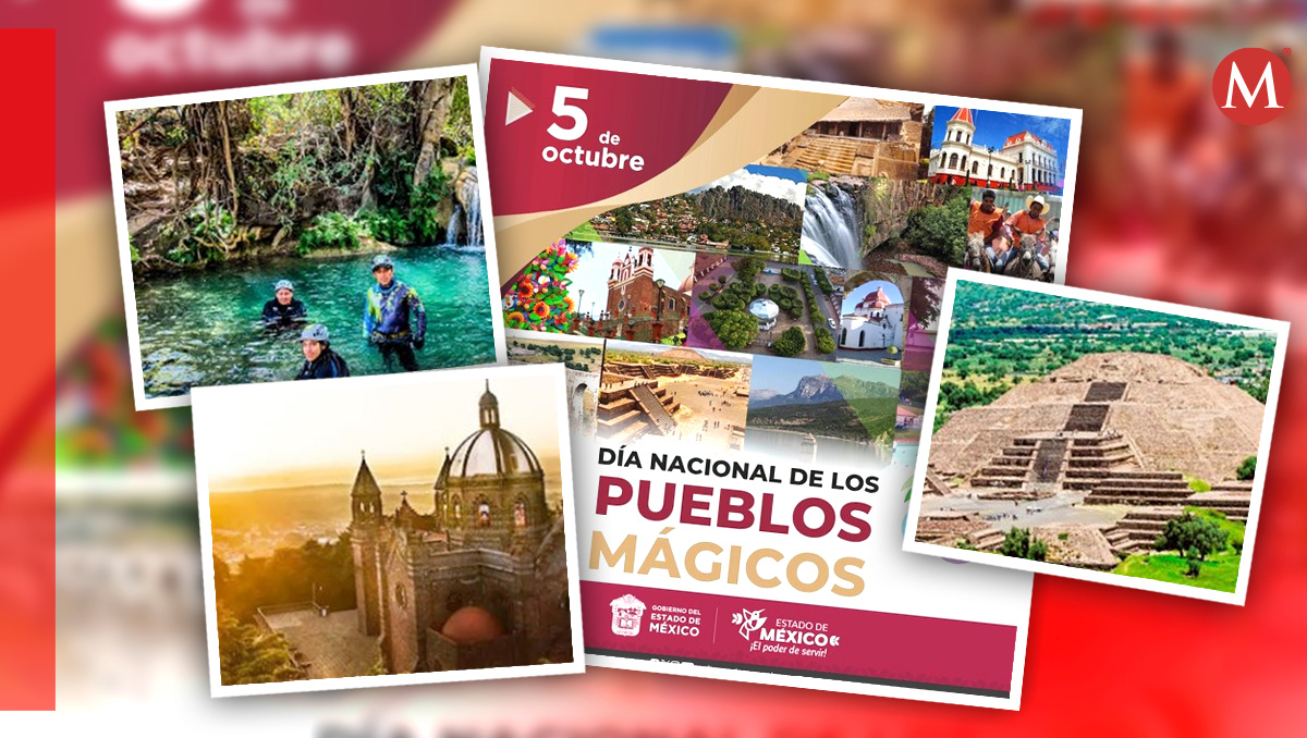 El Estado de México cuenta con 12 Pueblos Mágicos | (Diseño: Milenio)