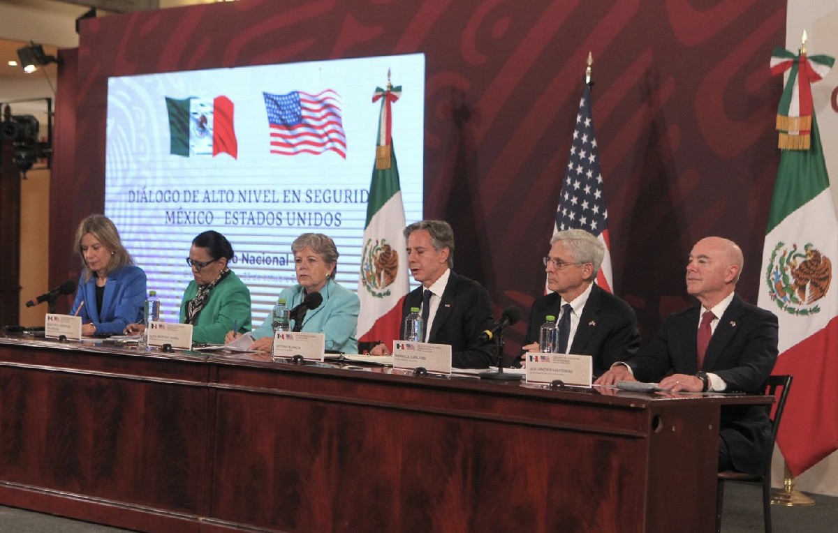 Presentación de acuerdos del Diálogo de Alto Nivel de Seguridad. México-Estados Unidos (SRE)
