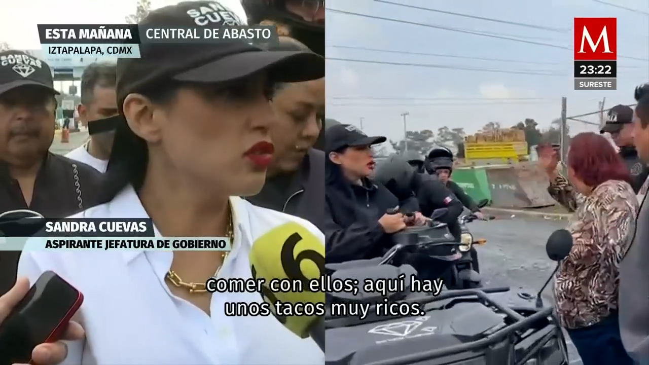 Violenta experiencia de Sandra Cuevas en la Central de Abastos