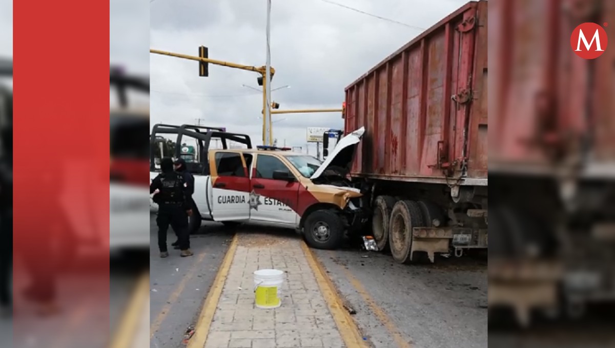 Choque de patrulla en Reynosa. (Telediario)