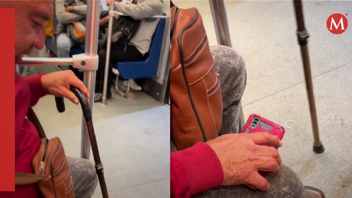 Hombre mata presuntas chinches en Metro de CdMx | Captura