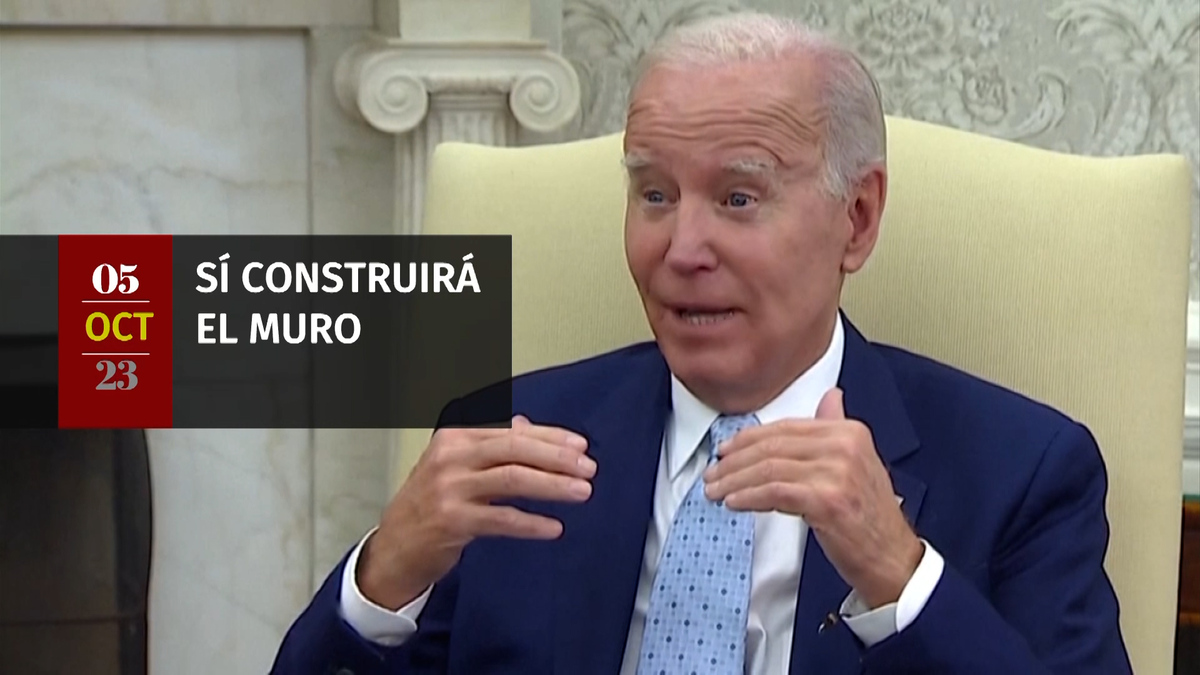 Joe Biden continuará la construcción del muro fronterizo iniciado por Donald Trump