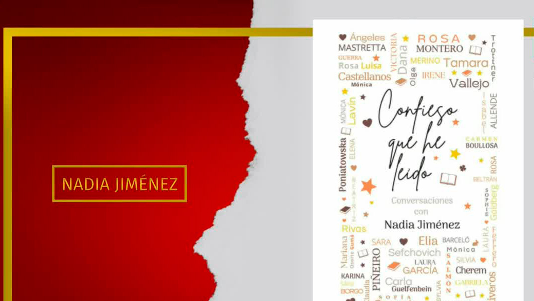 Nadia Jiménez, autora de "Confieso que he leído"