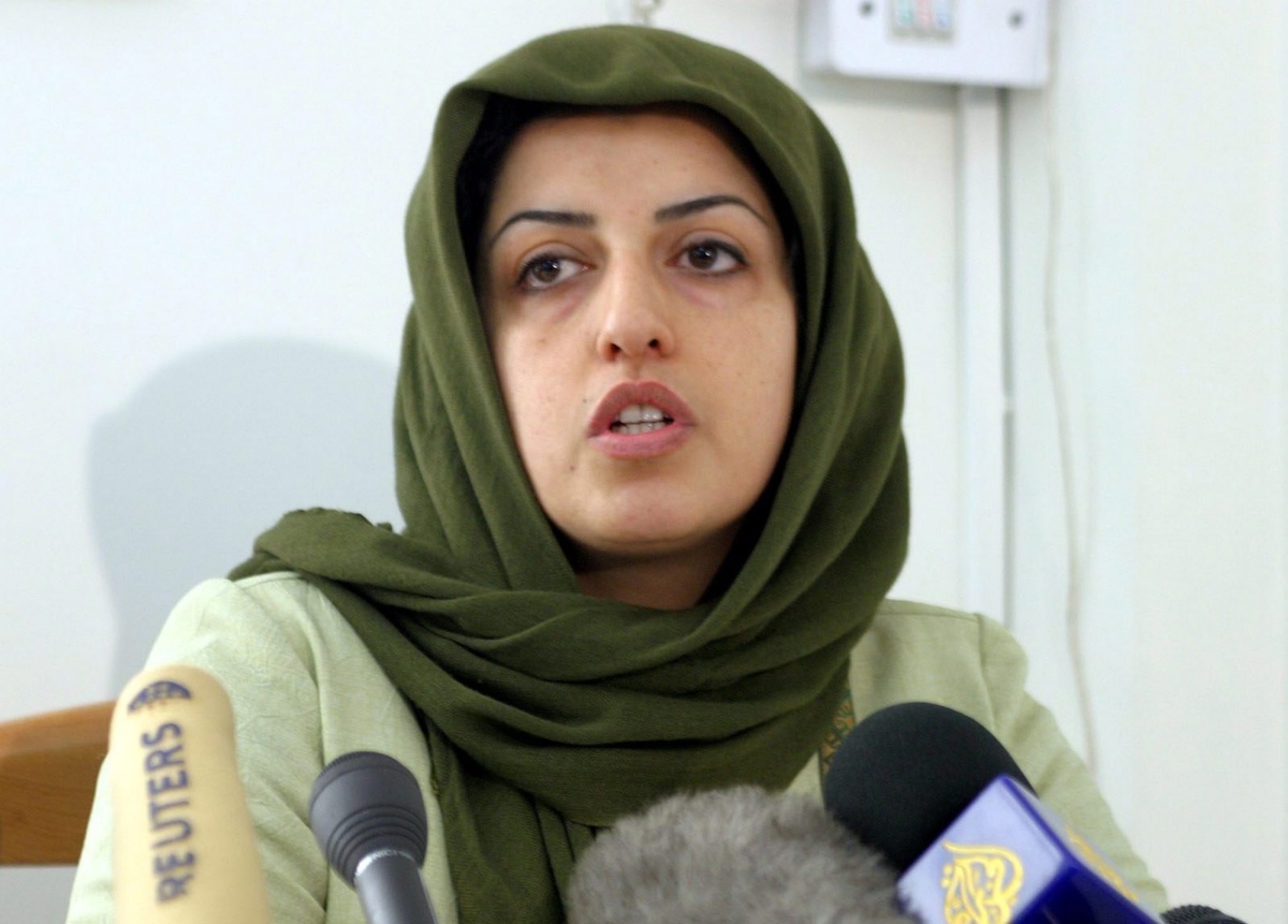 Narges Mohammadi es la segunda mujer iraní en ganar el premio. (EFE)