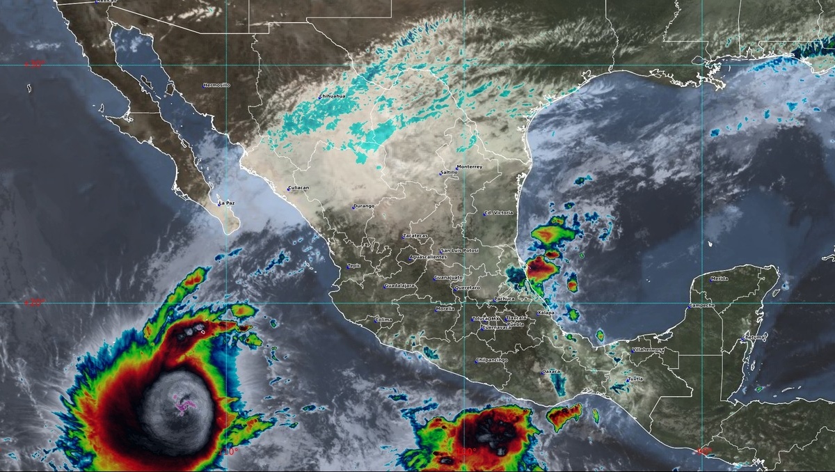 La tormenta tropical 'Lidia' se podría convertir en huracán. | SMN