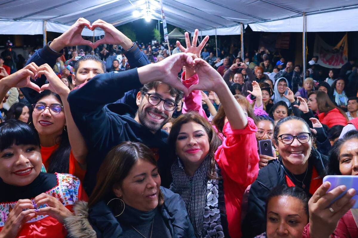 Clara Brugada se comprometió a luchar para derribar los muros entre el oriente y poniente de la ciudad | Corresponsal