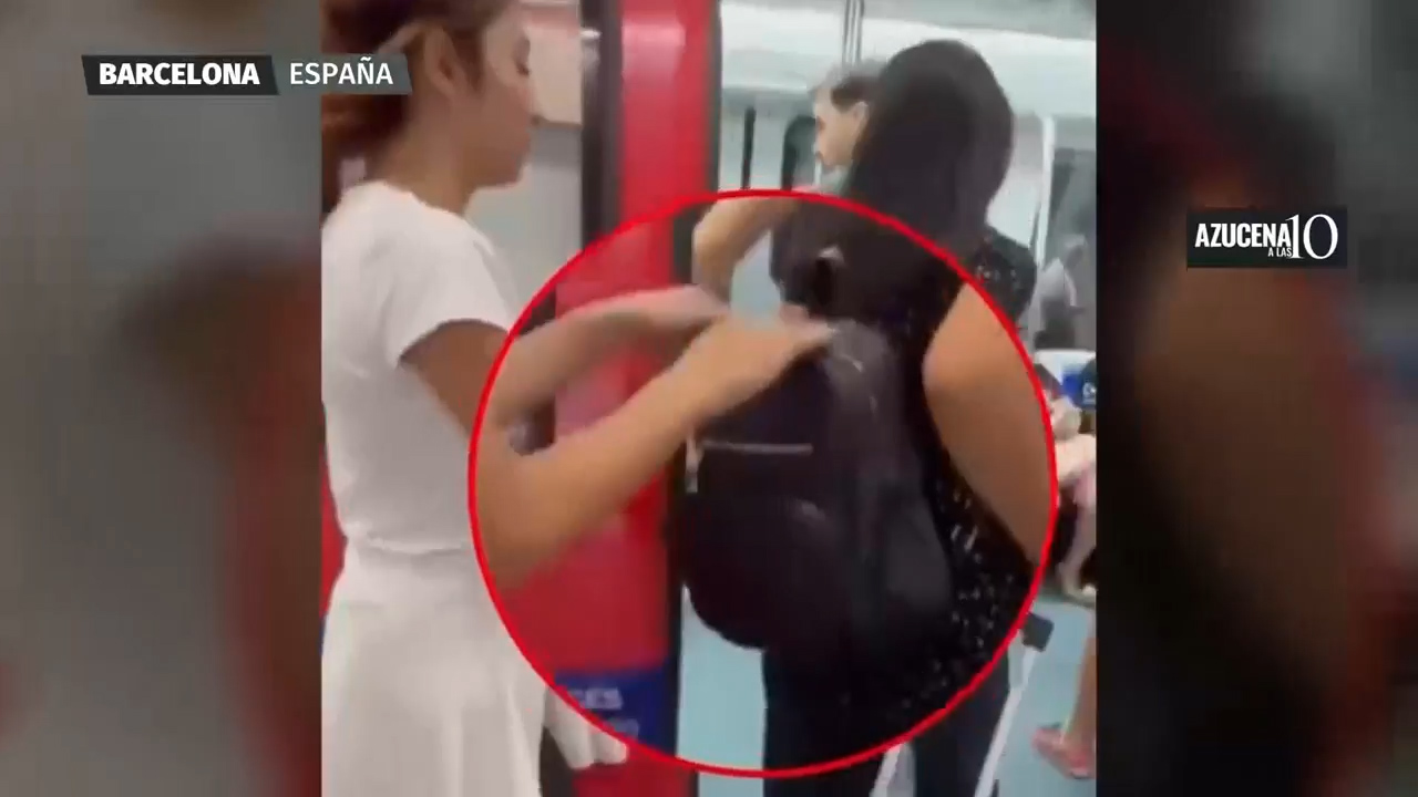 Dos carteristas son sorprendidos robando en el metro de España