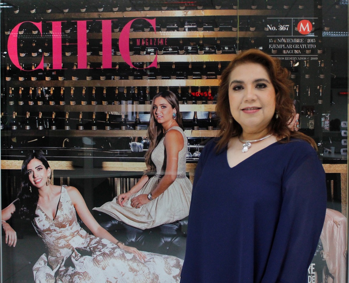 Emilú Cazares Garza, editora de la revista Chic Magazine Laguna. | Roberto Amaya