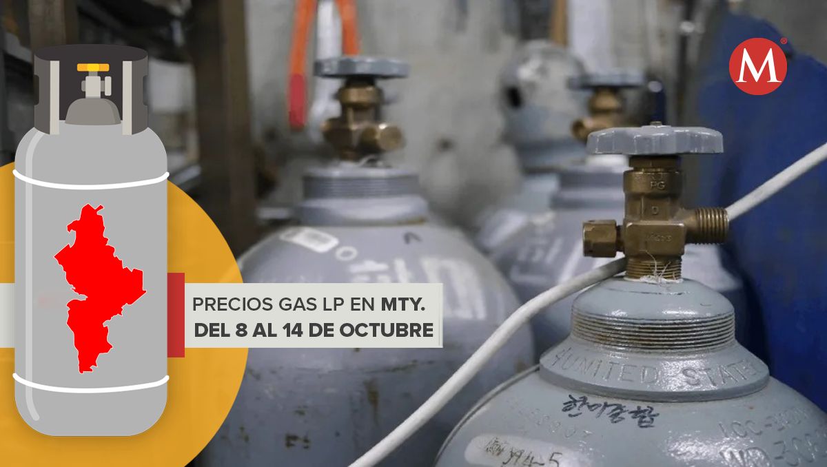 Precios del gas LP vigentes en Nuevo León. Especial