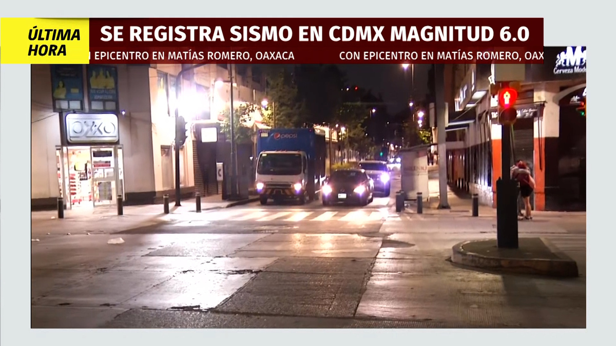 Se registra sismo en CDMX magnitud 6.3 con epicentro en Oaxaca