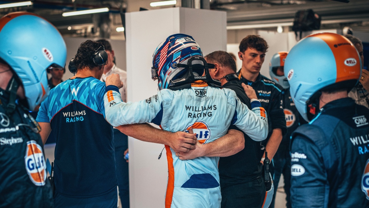 Pilotos de F1 se vieron afectados por las altas temperaturas en el GP de Qatar (X: @WilliamsRacing)