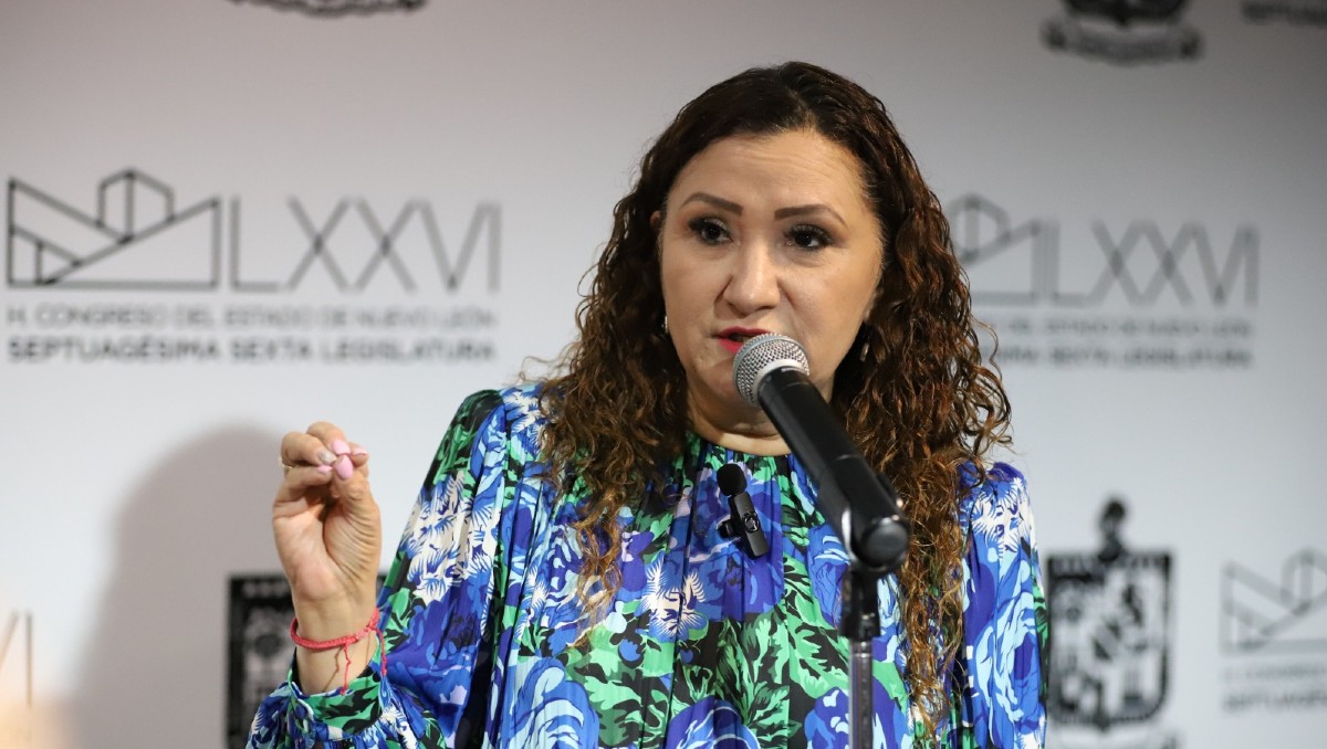 La diputada local del PAN, Myrna Grimaldo, presentó la iniciativa. Foto: Jorge López