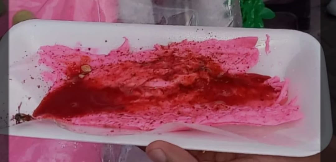 Dulce de la Virgen, dulce tradicional que se vende en festividades religiosas