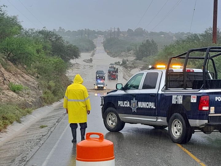 Las intensas lluvias causadas por 'Lidia' han provocado afectaciones en Los Cabos y La Paz (Margarita Rojas).