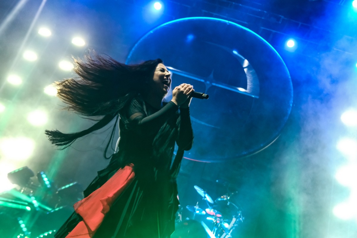 Amy Lee dejó toda su energía sobre el escenario | Liliana Estrada / OCESA