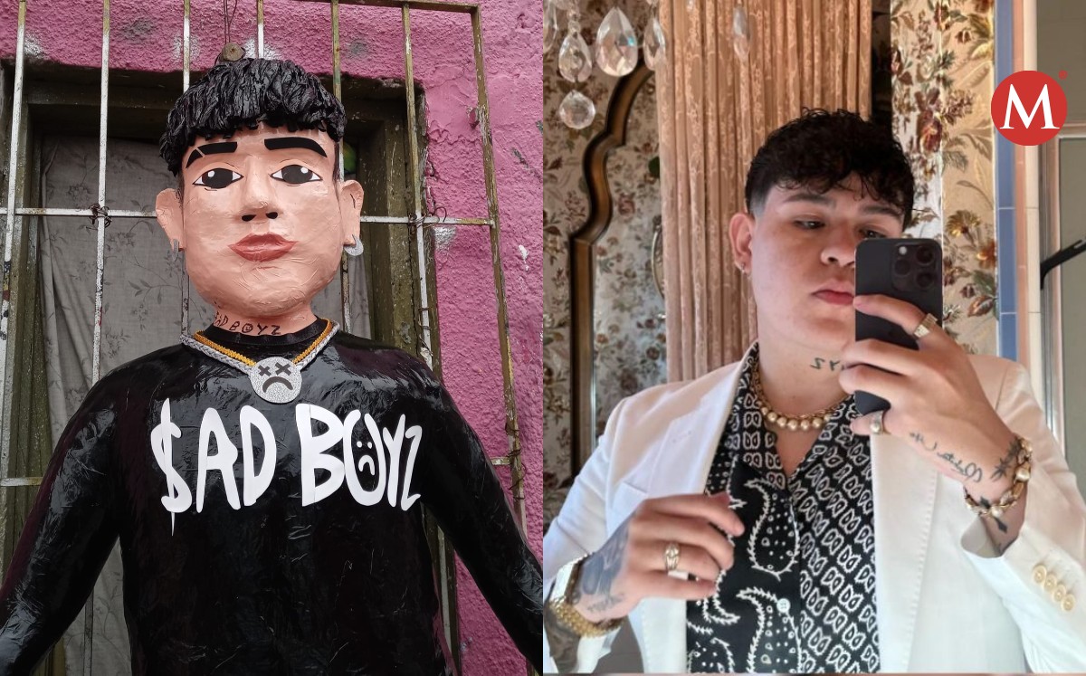 Crean piñata de Junior H en Reynosa Tamaulipas