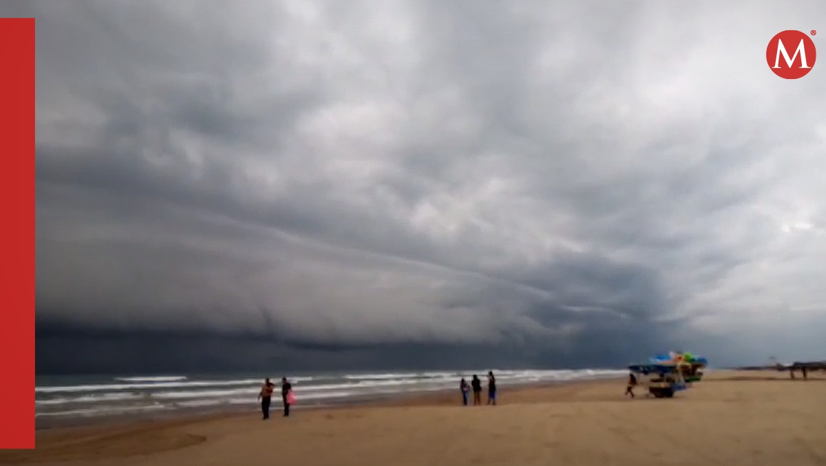 Mega nube en playa Miramar | 10 octubre 2023
