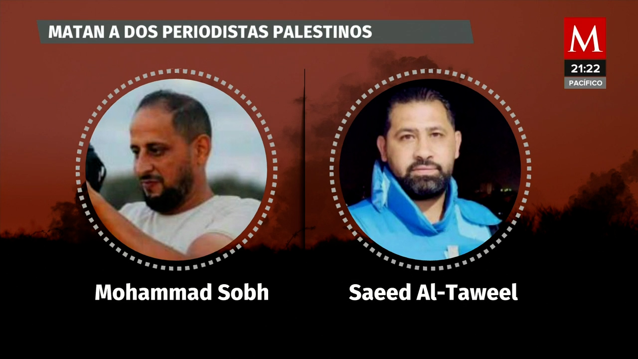 Periodistas palestinos pierden la vida en ataque aéreo en la frontera de Gaza